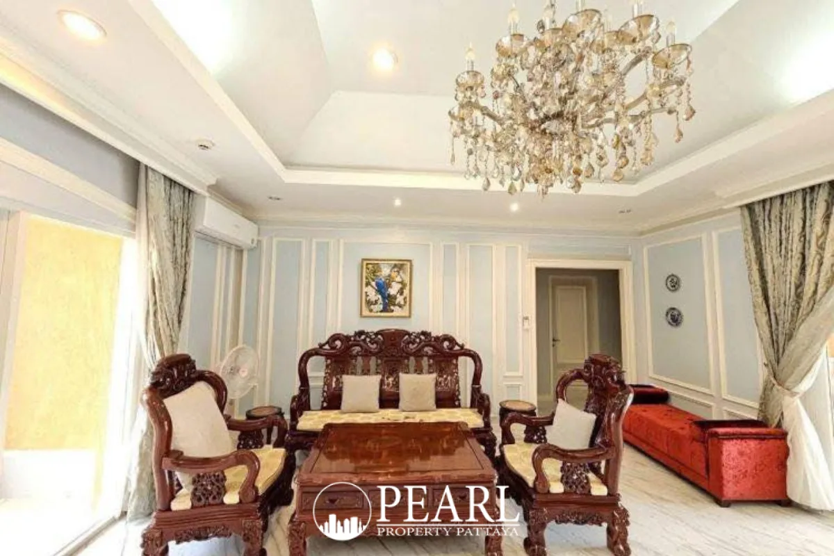 4 Bedroom House for Sale in Siam Royal View exterior view of the house with garden