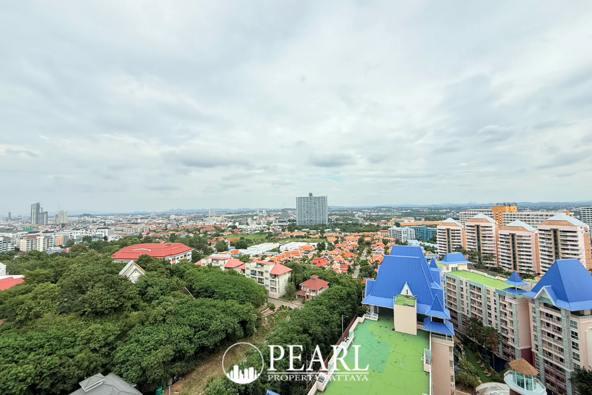 2 Bedroom Condo for Sale in Grande Caribbean private balcony overlooking the resort pool