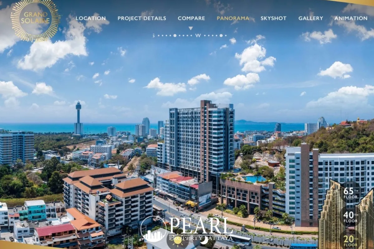 1 Bedroom Condo for Sale in Grand Solaire Pattaya comfortable bedroom with city view