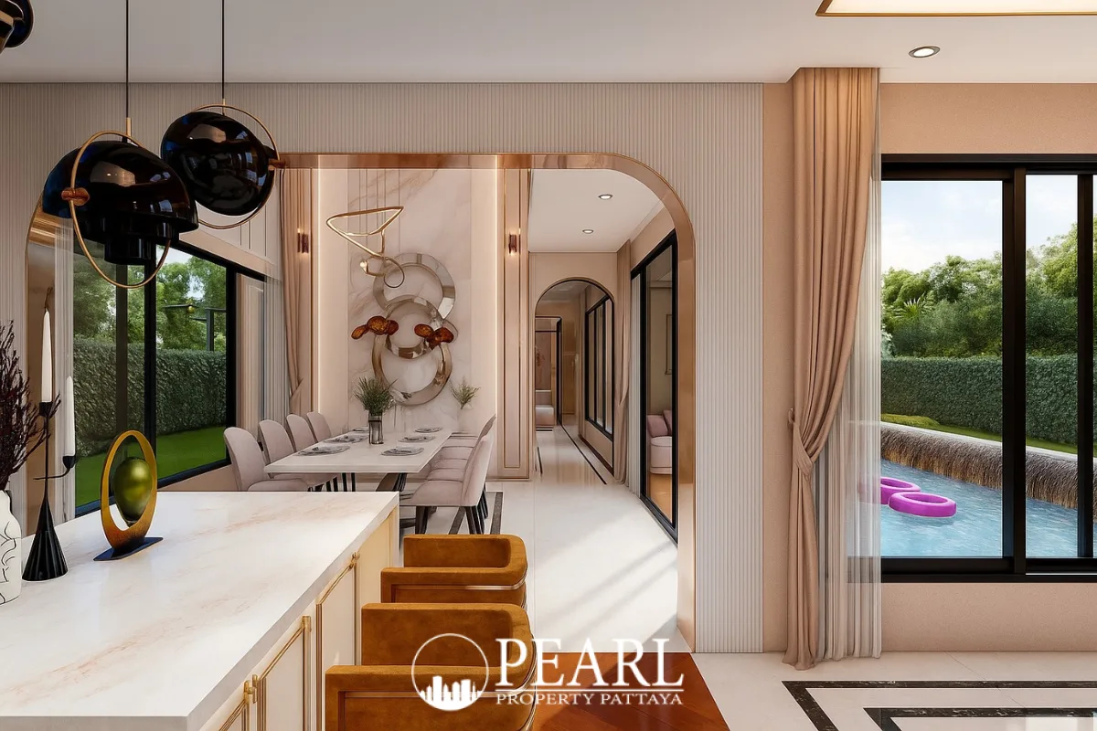 7 Bedroom House for Sale in L Pattaya modern kitchen