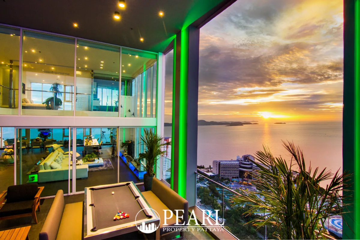 2 Bedroom Condo for Sale in Sky Residences Pattaya fully equipped kitchen with appliances