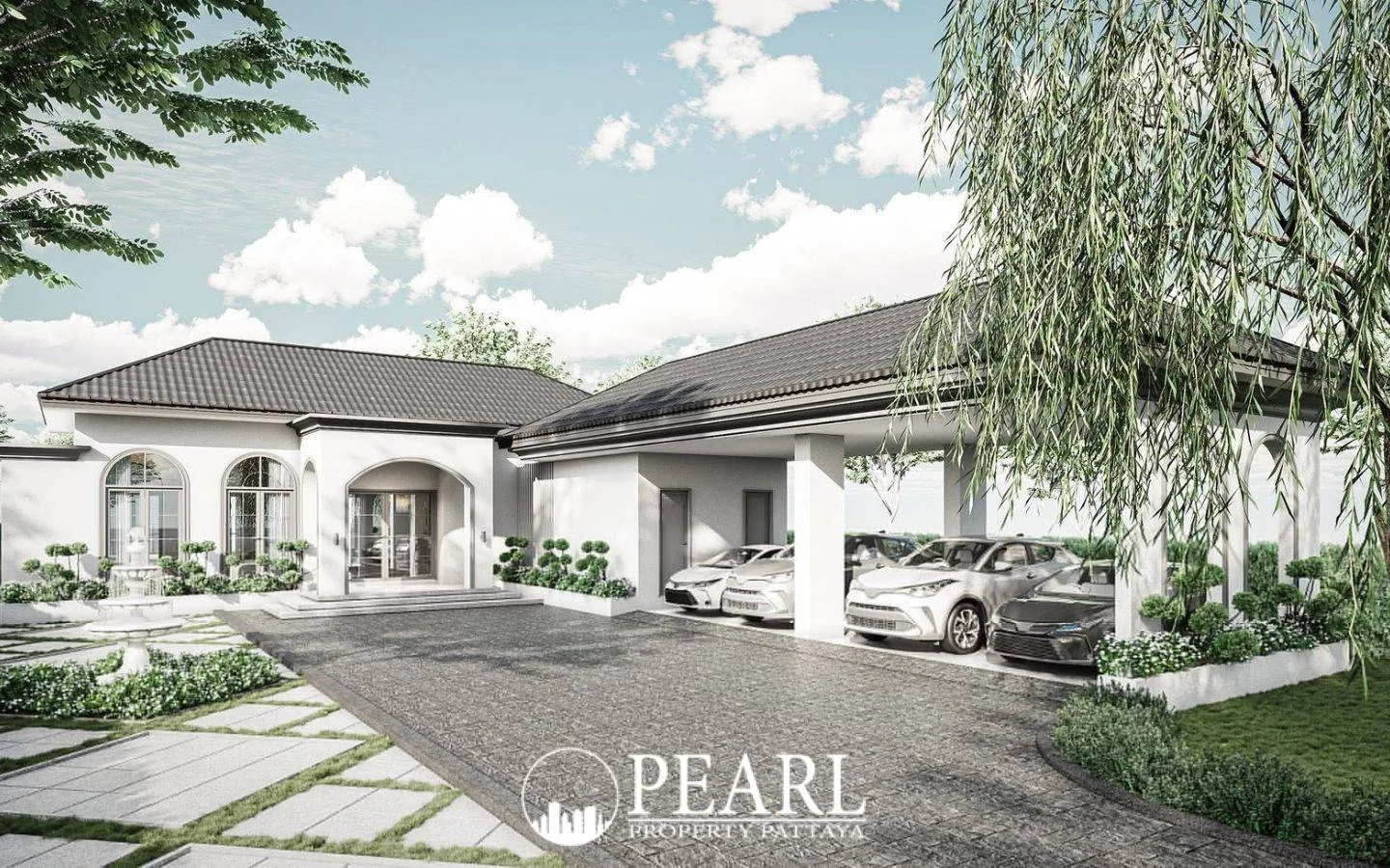 5 Bedroom House for Sale in Classic Villa modern kitchen with island