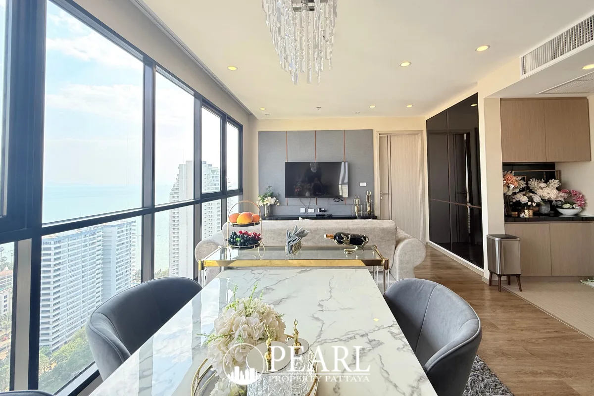 2 Bedroom Condo for Sale in The Panora Pattaya modern kitchen with appliances