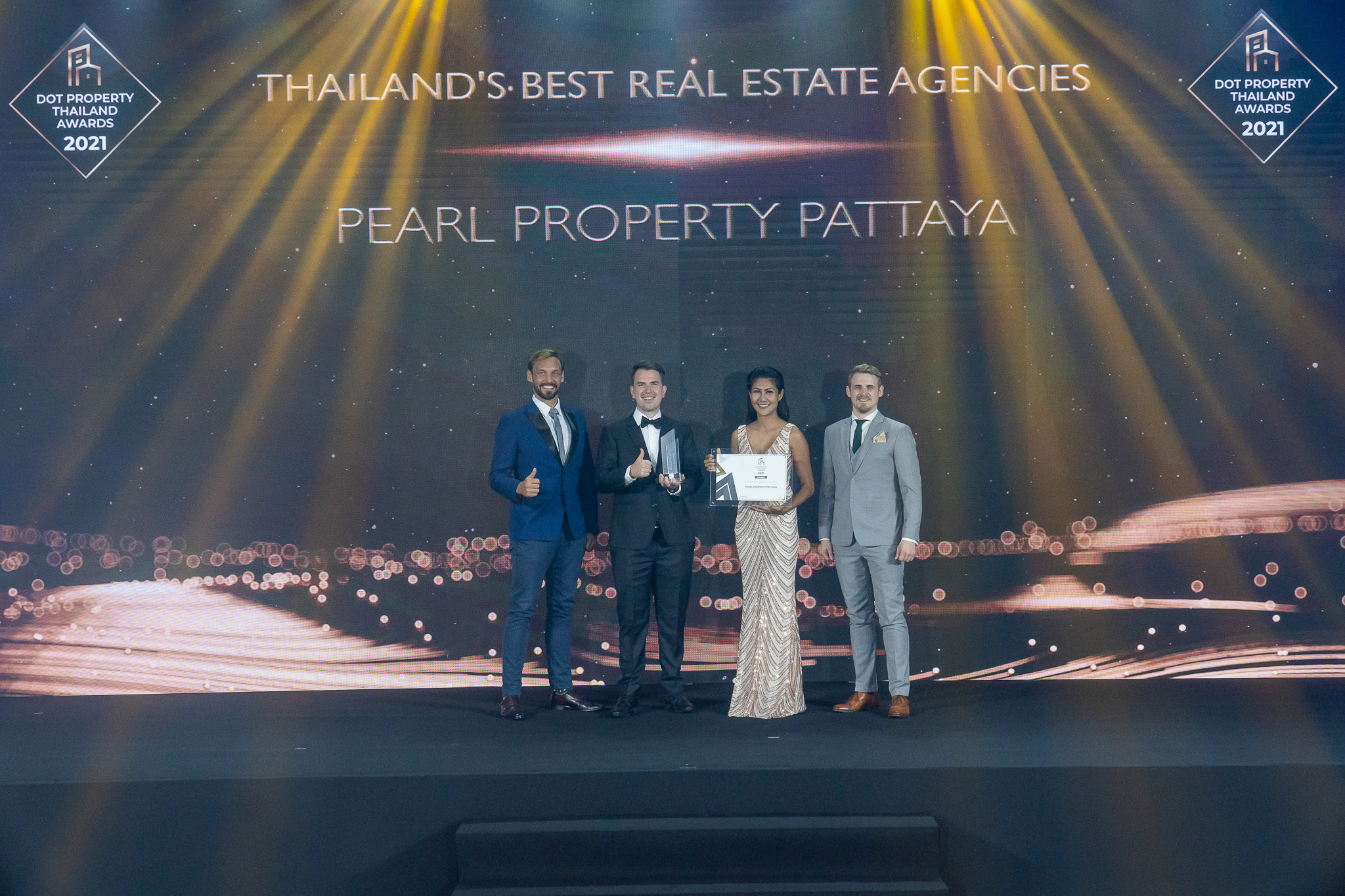 Dot Property Thailand Awards 2021 — Pearl Property Pattaya wins Thailand's Best Real Estate Agency